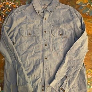 Carhartt Light Blue Casual Button Down Shirt